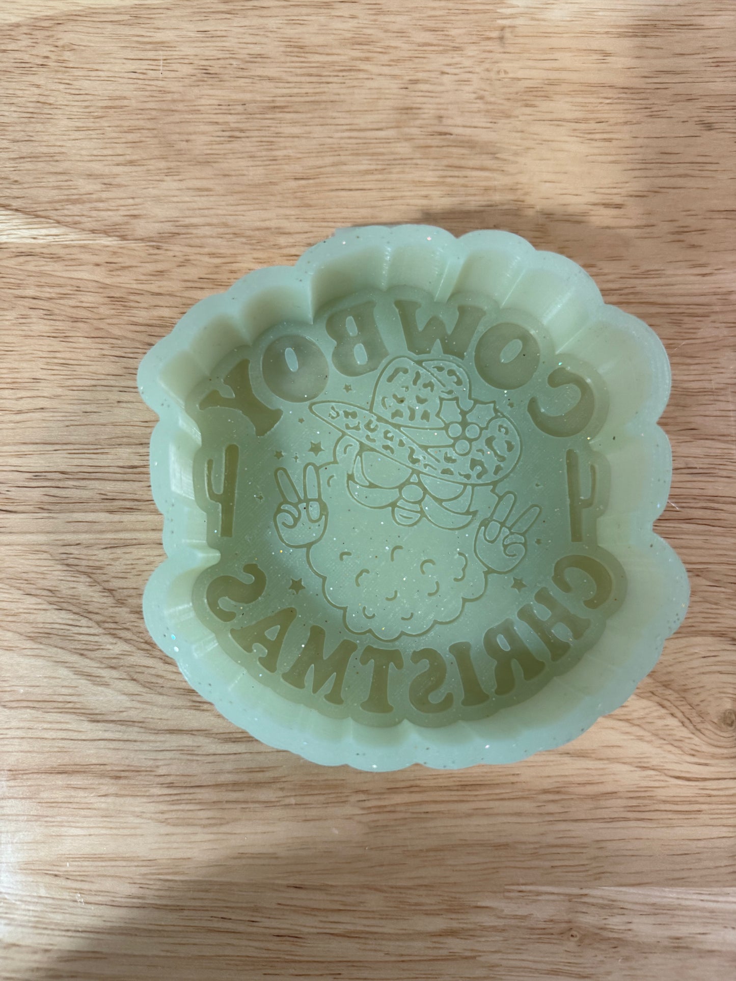 Cowboy Christmas Destash Mold