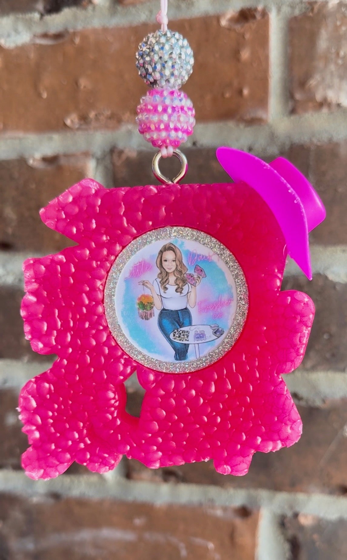 Logo cut outs + Glitter Border pieces (For round logo stamper)