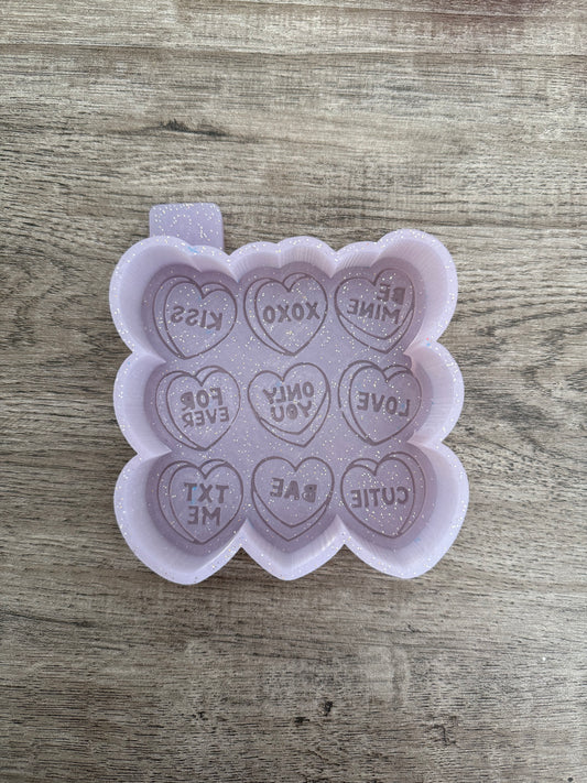 candy hearts - B GRADE mold