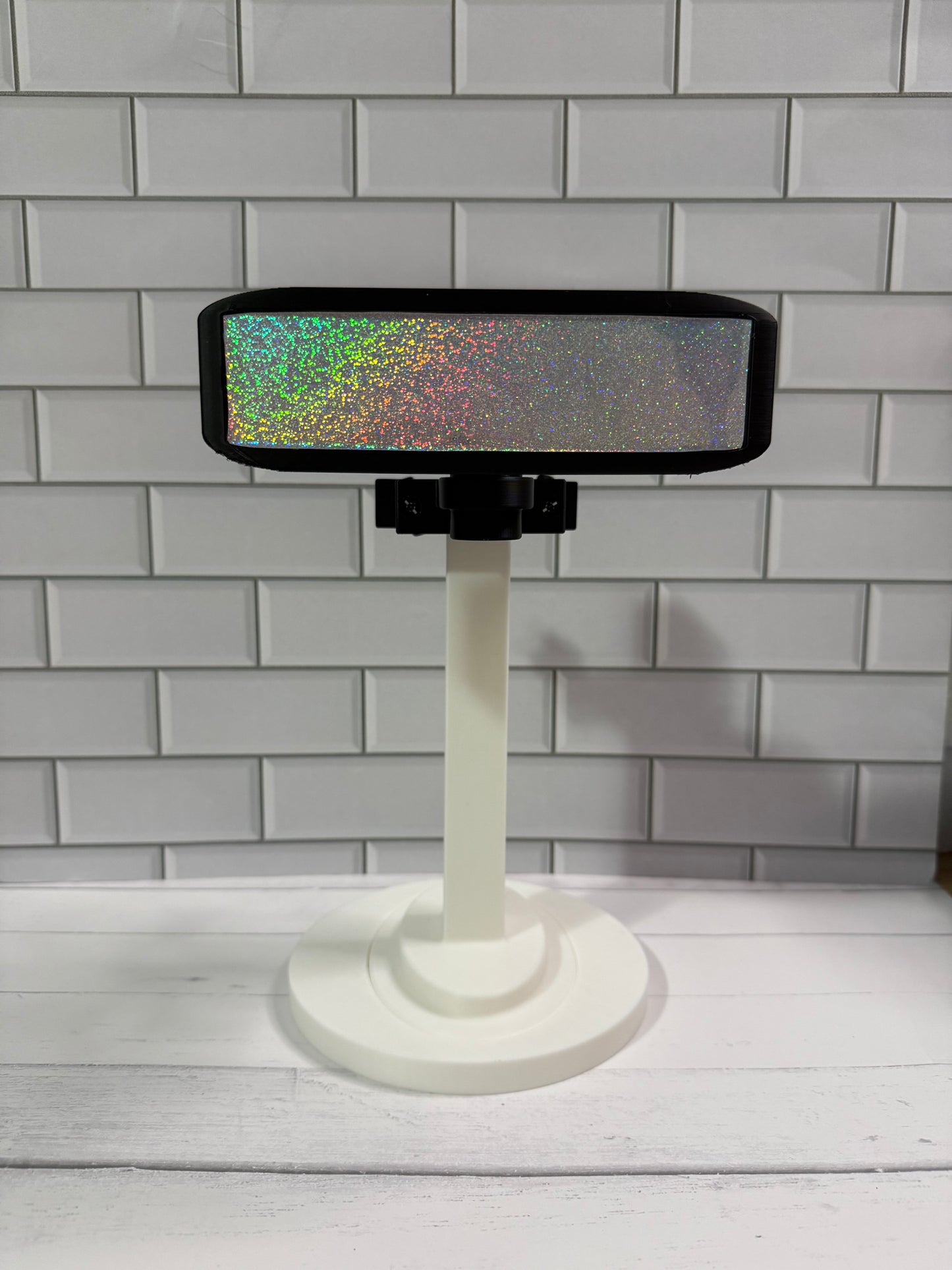 Mirror freshie display mount - for CANOPY POLE (This is not a freshie stand for a table)