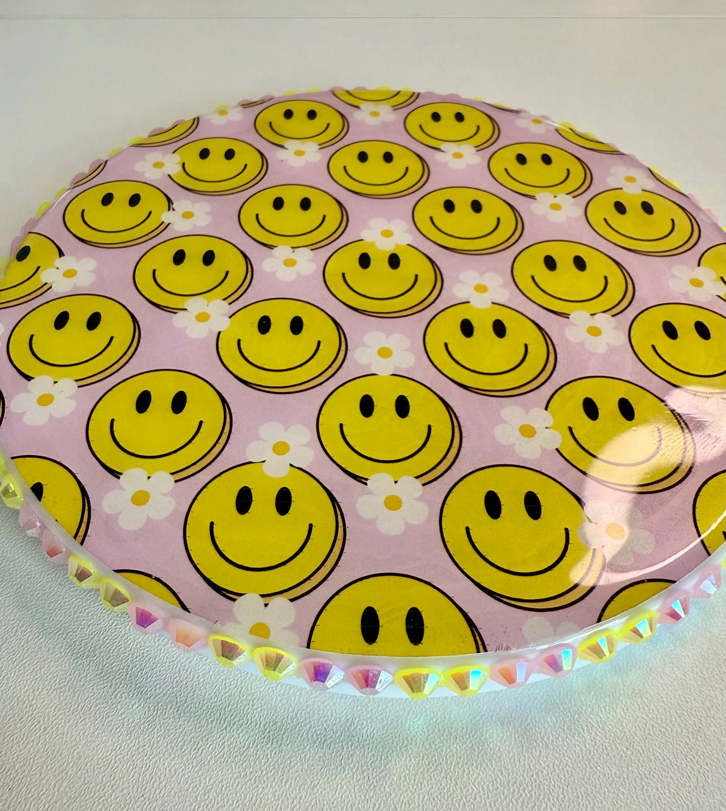 Designed Freshie spinner- Smiley Face  (READY TO SHIP)