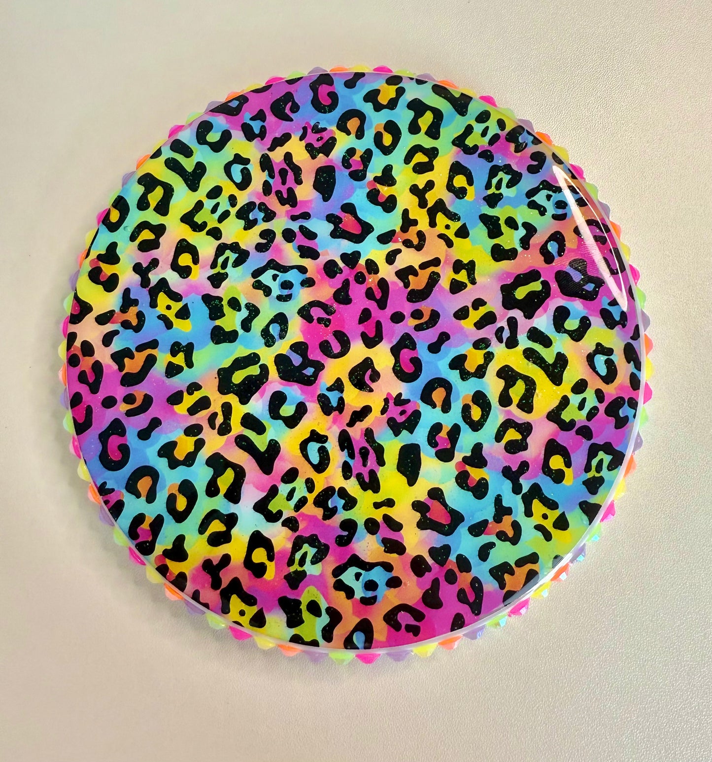 Designed Freshie spinner- Leopard Print (READY TO SHIP)