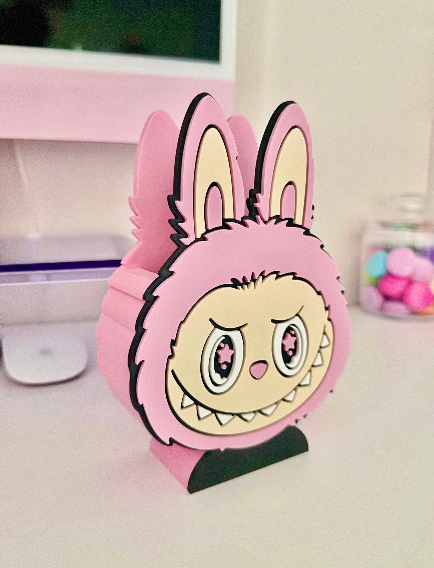 Cute Monster pen/ makeup bush holder