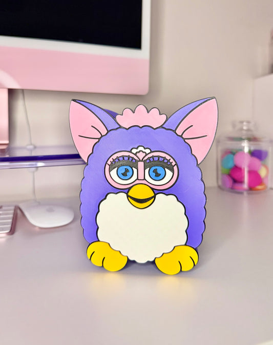 Cute fuzzy friend pen/ makeup bush holder