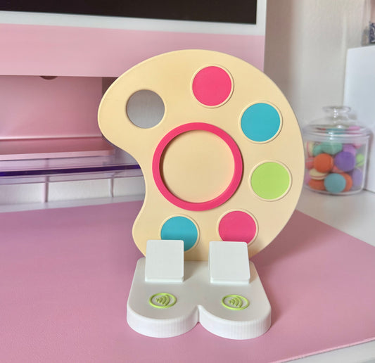 Paint palette NFC Stand- 1 Frame (Design your NFC stand- You Choose base type)