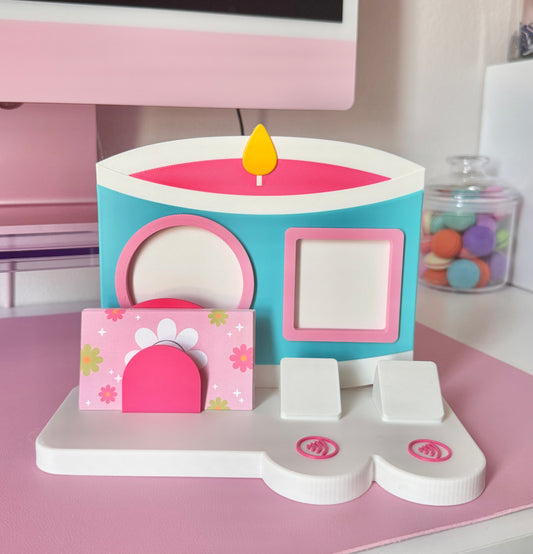 Candle NFC Stand- 2 frames (Design your NFC stand- You Choose base type)