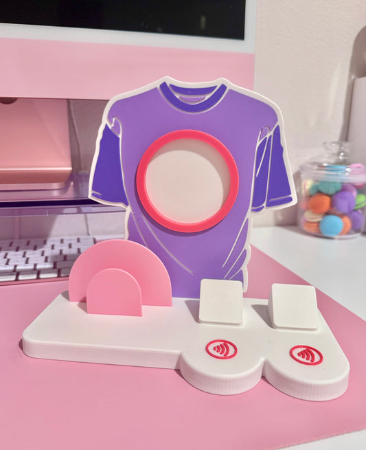 T-shirt NFC Stand- 1 Frame (Design your NFC stand- You Choose base type)