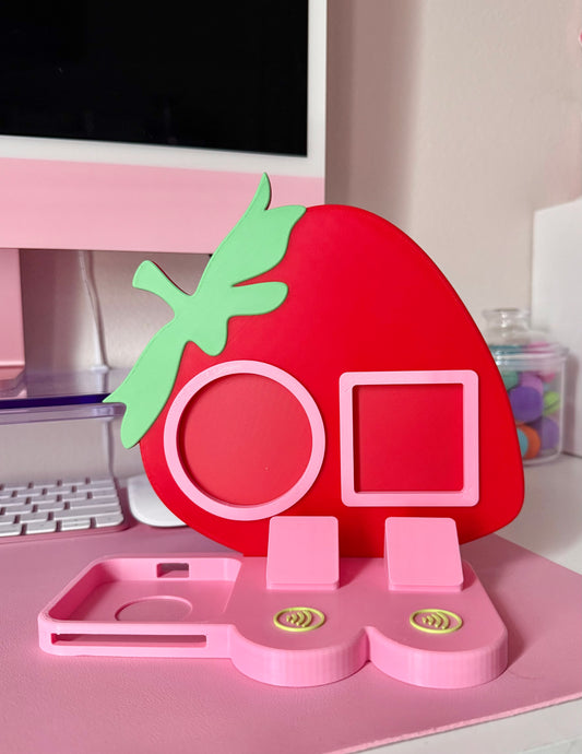 Strawberry NFC Stand- 2 Frames- (Design your NFC stand- You Choose base type)