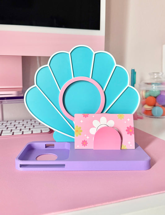 Sea Shell NFC Stand- 1 Frame- (Design your NFC stand- You Choose base type)