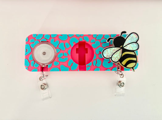 Leopard Print Triple Badge Buddy