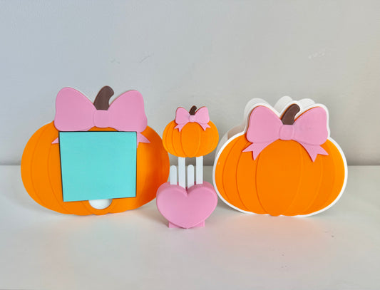 Pumpkin stationary set