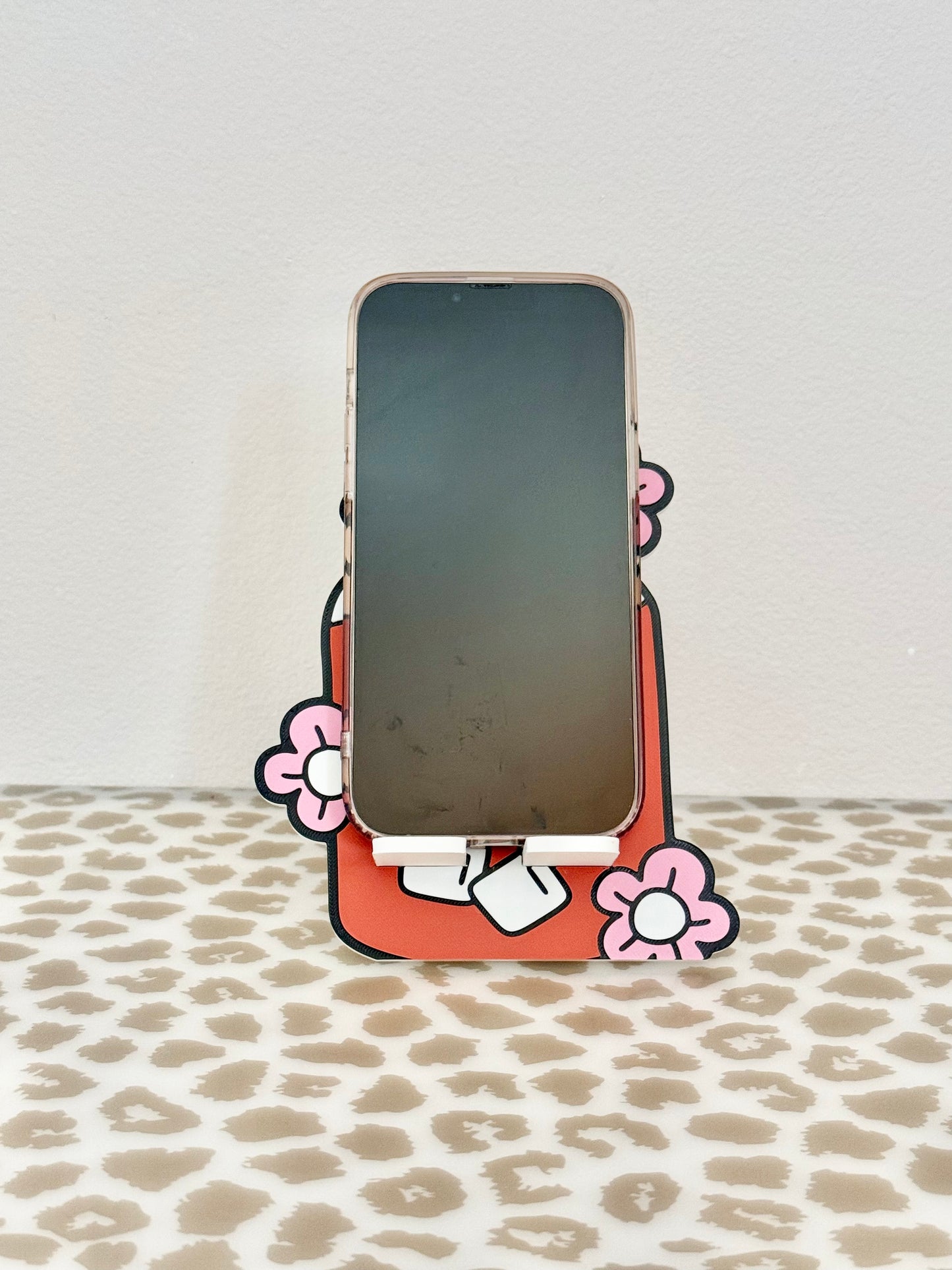Glass Can Phone Stand