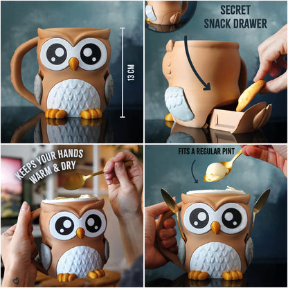 Owl Ice Pint Cream Holder