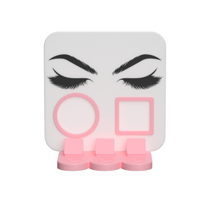 Lashes/brow NFC Stand- 2 Frames- (Design your NFC stand- You Choose base type)