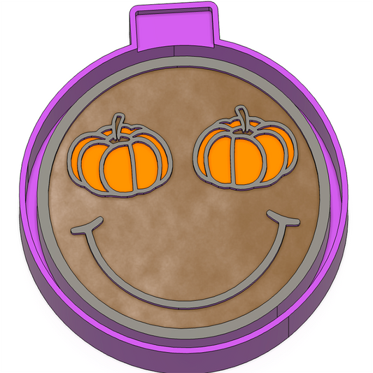 pumpkin smiley Freshie mold
