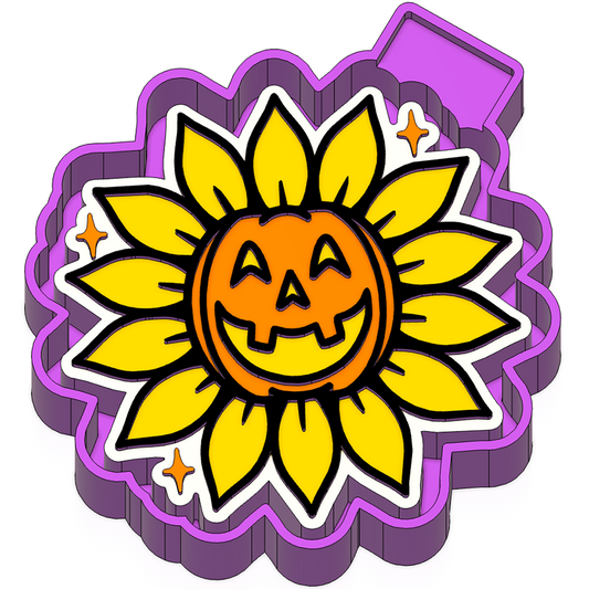 Flower Pumpkin Freshie Mold