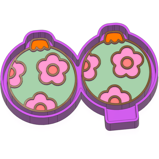 Flower ornament Vent Clips freshie mold