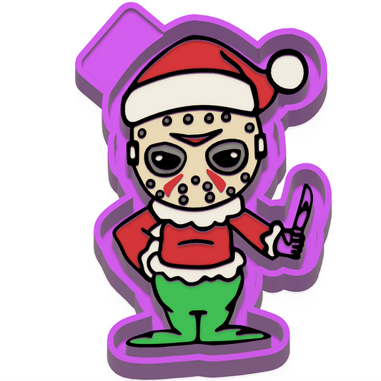 Green Christmas freshie mold