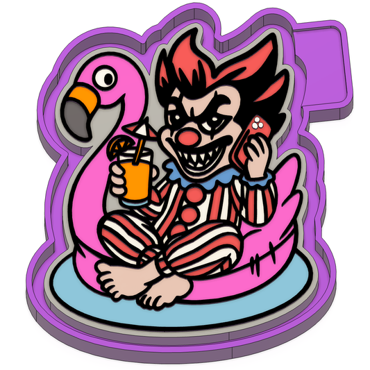 Clown Floaty Freshie Mold