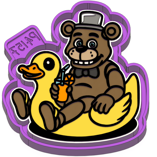 Freddy  Floaty Freshie Mold
