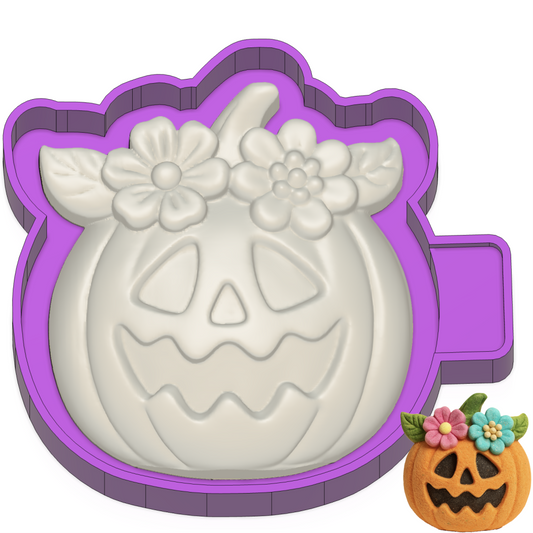 3D pumpkin Freshie mold