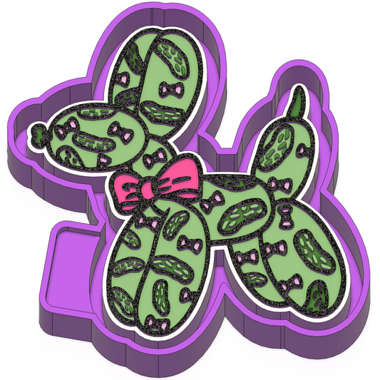 Pickle Balloon Dog Freshie mold