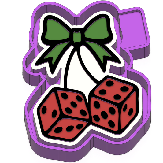 Dice Cherries Freshie mold