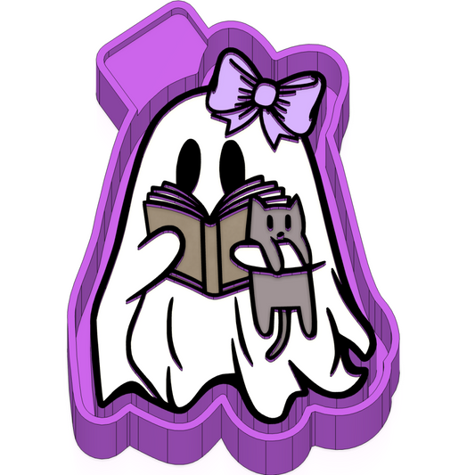 Ghost Book Freshie mold