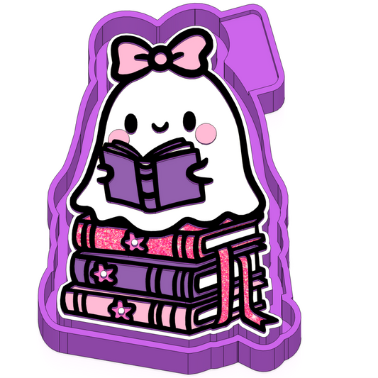 Ghost Book Freshie mold