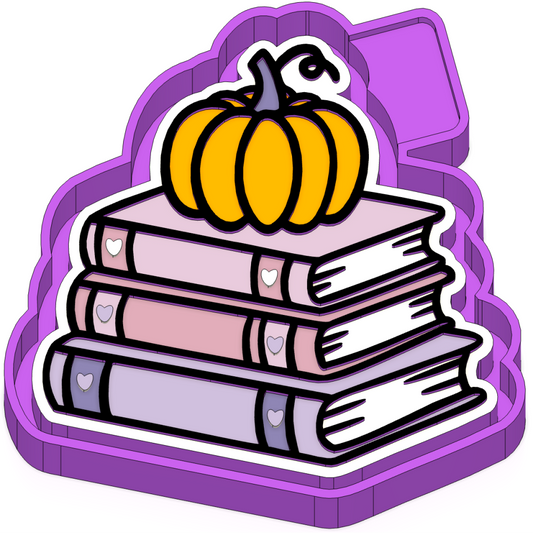 pumpkin books Freshie mold