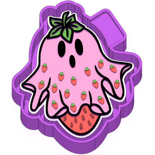 Strawberry Ghost Freshie mold