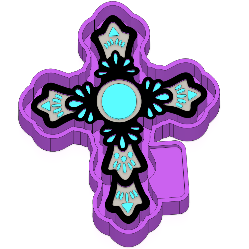 Cross Freshie Mold