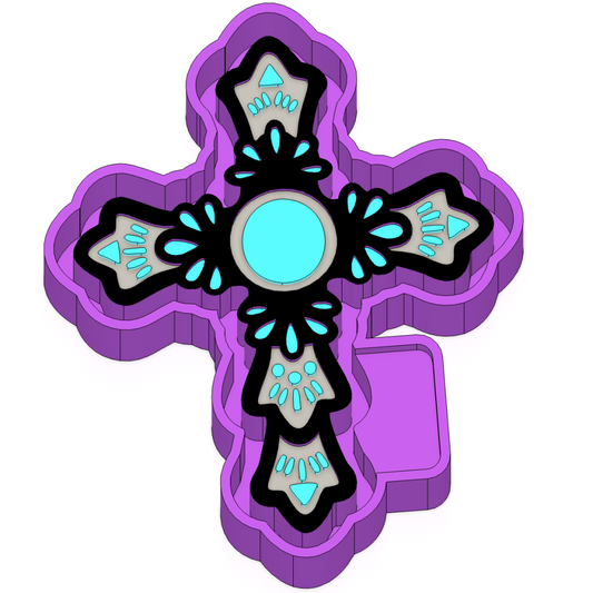 Cross Freshie Mold