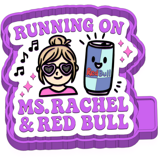 Rachel and energy drink Freshie Mold