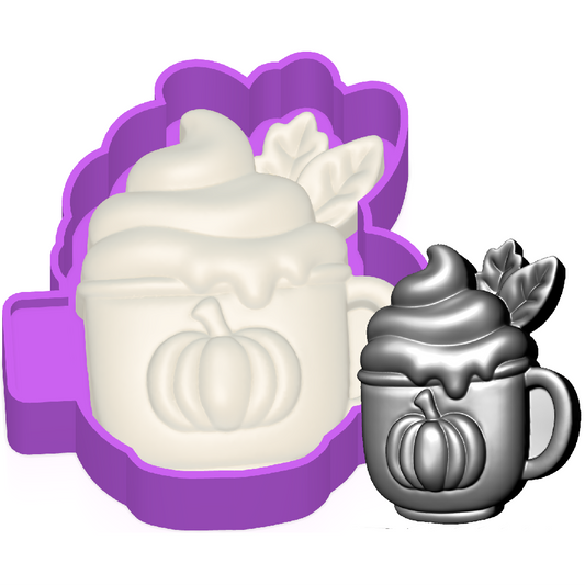 3D pumpkin spice Freshie mold