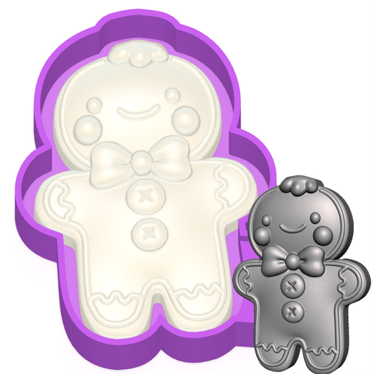 3D Gingerbread Freshie mold