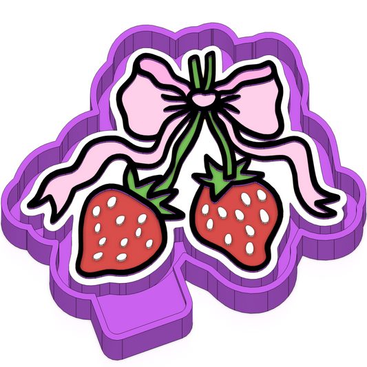 Strawberry Freshie Mold