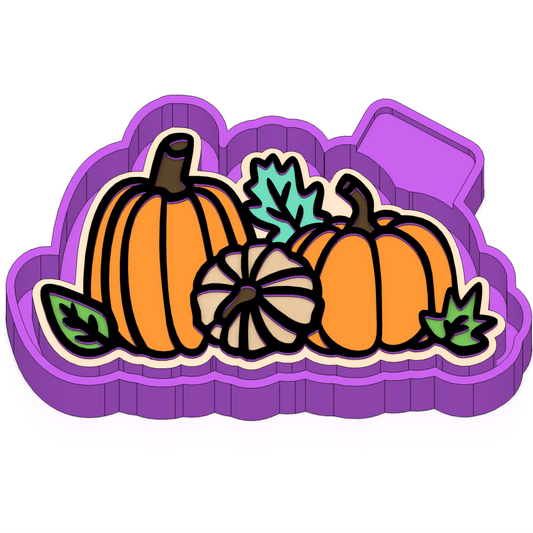 Pumpkins Freshie mold