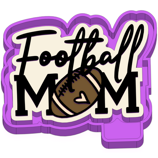 Football Mom Freshie Mold