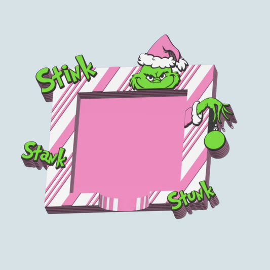 Green Grouch Sticky Note Holder