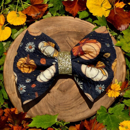 Pumpkins Fall Freshie Bow