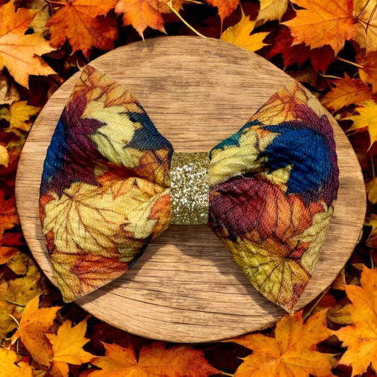 Fall leaves Freshie Bow