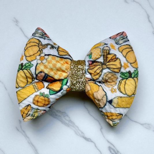 Fall Teacher Freshie Bow