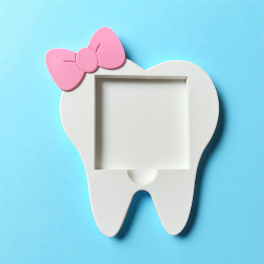 Tooth with Bow Sticky Note Holder