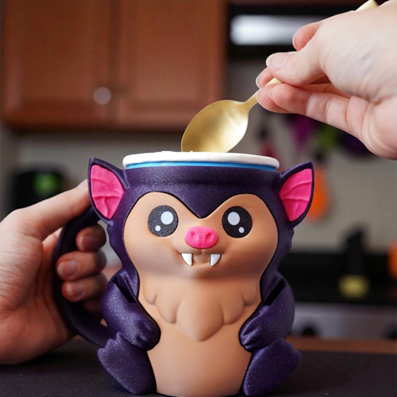 Bat Pint Cream Holder (will come in black)