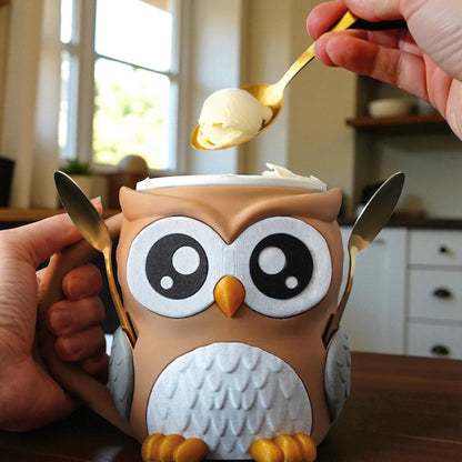 Owl Ice Pint Cream Holder