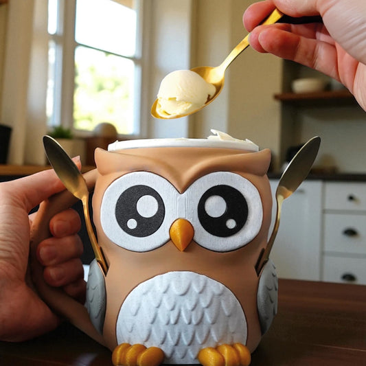 Owl Ice Pint Cream Holder