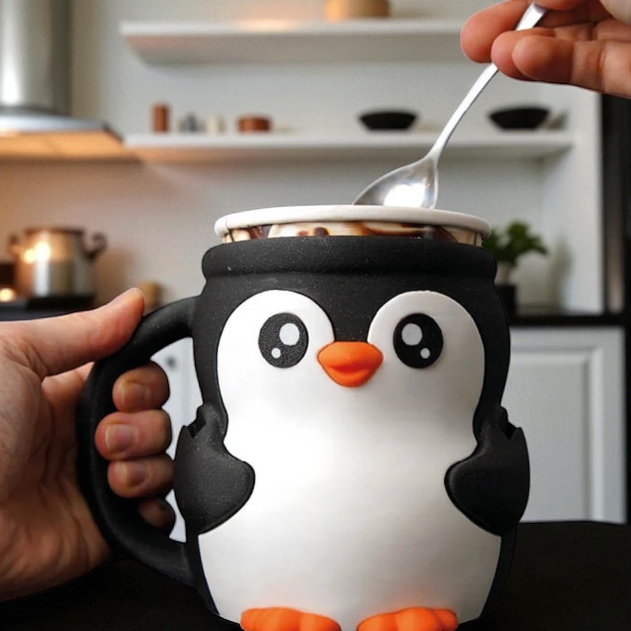 Penguin Pint Ice Cream Holder