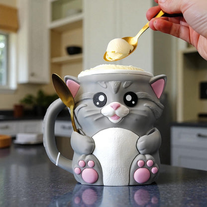 Cat Pint Cream Holder
