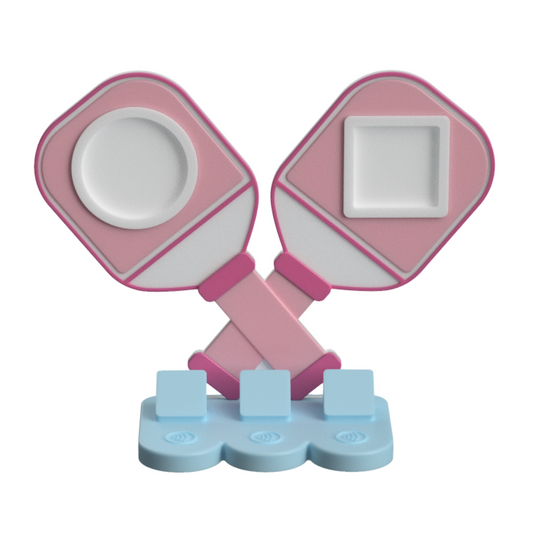 Pickle Ball NFC Stand- 2 Frames- (Design your NFC stand- You Choose base type)